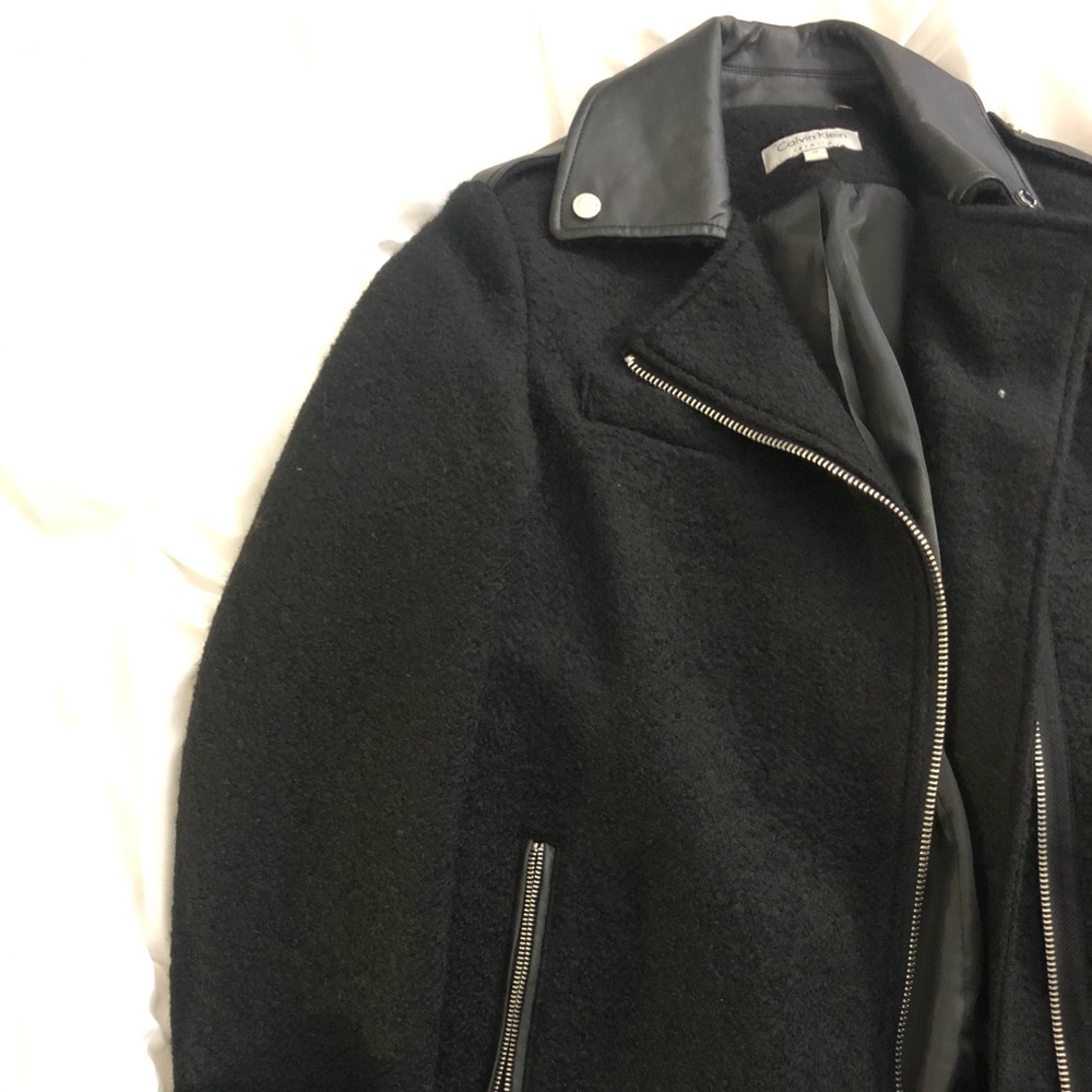 Calvin Klein Moto peacoat
